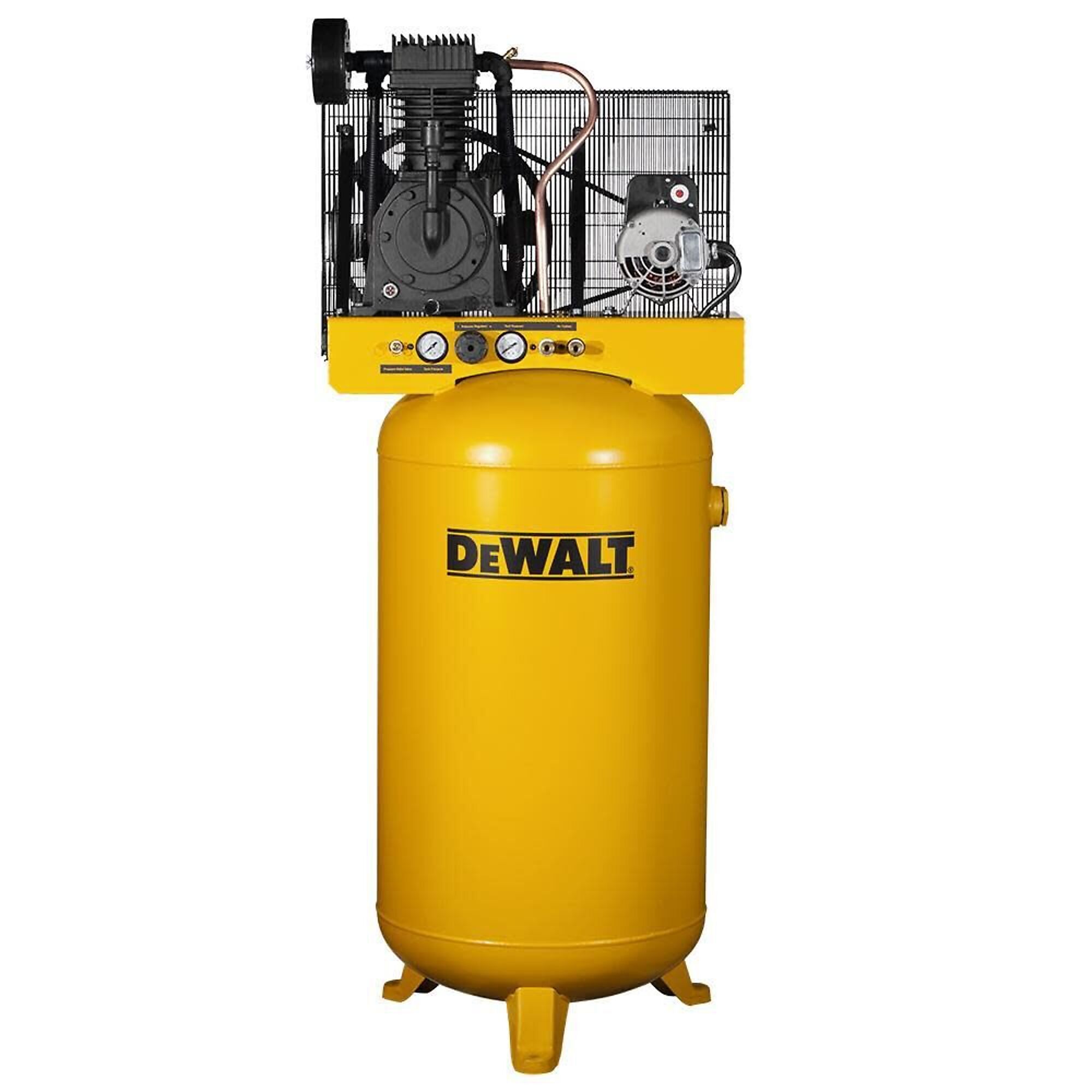 DEWALT 2-Stage Air Compressor - 5 HP, 80-Gal., 230 Volts, Cast Iron, Model# DXCMV5048055